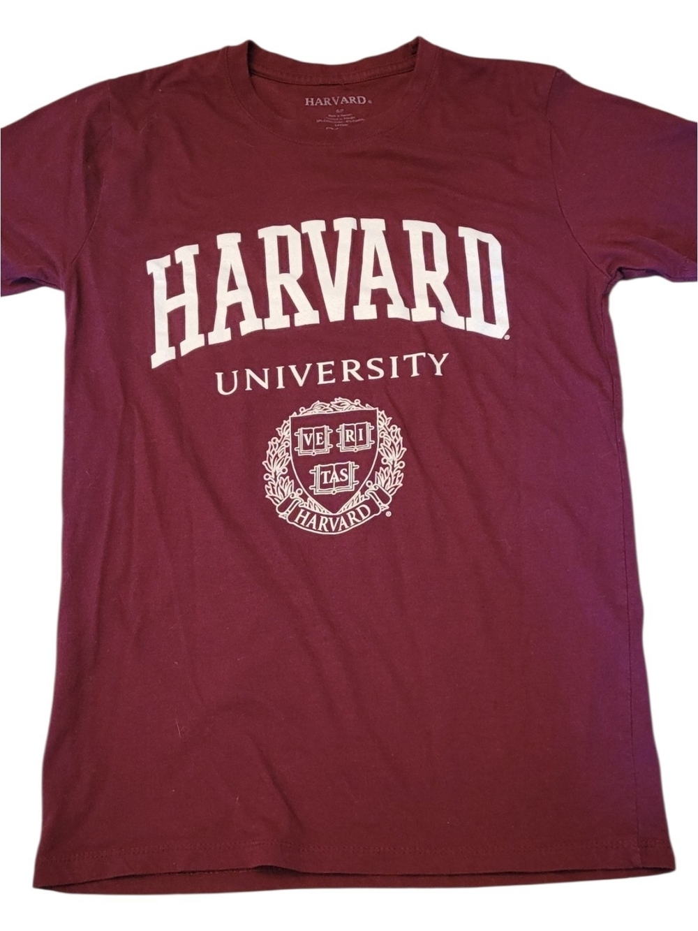 Harvard University Men's Short-Sleeve Maroon Graphic Tee